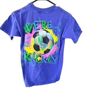 Coed Sportswear Vintage 90s Power of a Girl Soccer Tee Youth L